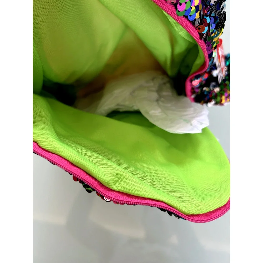 TY Flippables Sequin Owen the Owl Backpack for Kids, 10-in Tall - Picture 5 of 7